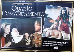 LOTTO SET 6 FOTOBUSTE LOBBYCARD QUARTO COMANDAMENTO La passion Béatrice  - Imagen 1 de 6