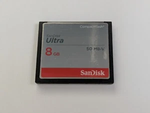 SanDisk Ultra 8GB Compact Flash Card - Memory Card for Digital Camera - Picture 1 of 1