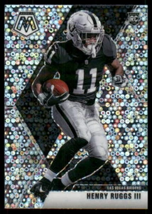 2020 NFL Mosaic Football No Huddle Disco Prizm Rookie Card Henry Ruggs III #205 - Picture 1 of 2