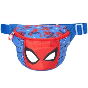 Spiderman Marvel Bum Bag for Boys Adjustable Strap Lightweight Travel Waist Bag - Picture 1 of 8