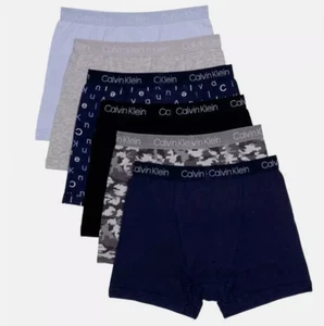 Calvin Klein Boys' 6-Pack Cotton Strech Boxer Briefs - Picture 1 of 6