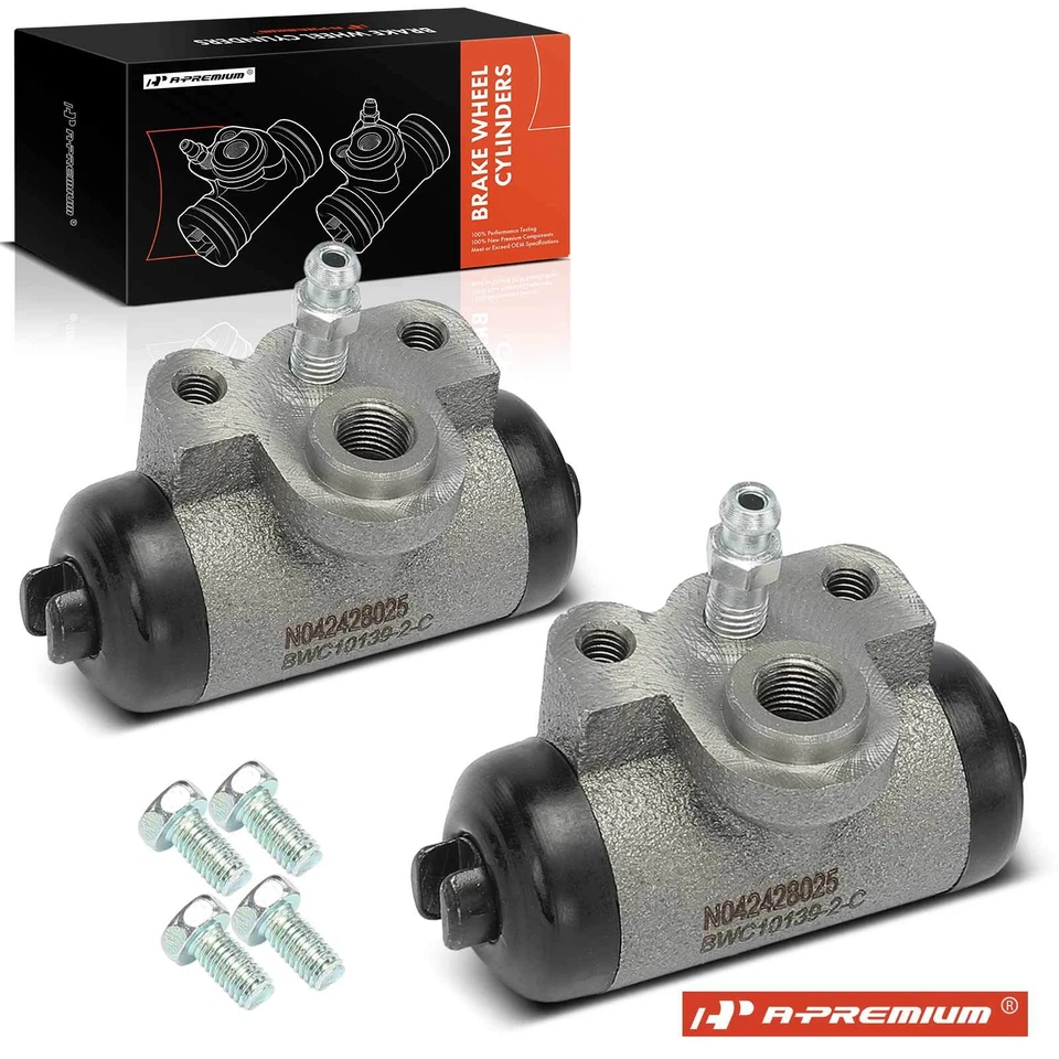 2x Cilindro de rueda de freno de tambor trasero para Jeep Compass 08-18 Patriot Dodge Caliber Foto 1 de 4