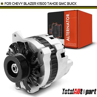 Novo alternador para Chevrolet Tahoe GMC C1500 Buick 105A 12V CW 6 ranhuras polia - Imagem 1 de 4