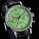 1963 Seagull Mechanical Watch Chronograph 38mm Sapphire Green Glow in Dark Watch