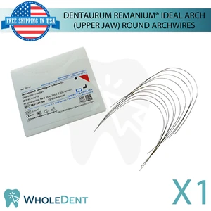 Orthodontic Dental Remanium® Ideal Arch Maxillary Upper Jaw Round Archwire 10pcs - Picture 1 of 10