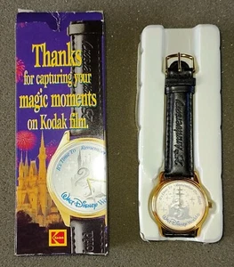 Walt Disney World 25th Anniversary Celebration 1996 Wrist Watch Kodak 1997 Strap - Picture 1 of 17