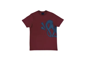 Syna World Logo T-Shirt - Burgundy/Grey - Picture 1 of 3
