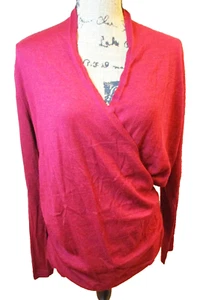 Suéter para mujer The Limited envolvente frontal, fruncido en los laterales, óxido, talla XL - Imagen 1 de 12