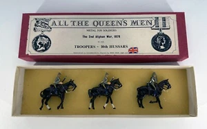 All The Queen's Men - 2nd Afghan War, 1878 Troopers - 10th Hussars w/ Box - Picture 1 of 7