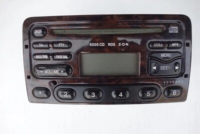 ⭐⭐✅ ✅Original Ford 6000CD RDS EON Wurzelholz mit Code 97AP-18C815-BC ✅ ✅⭐⭐ - Bild 1 von 3