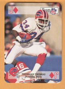 Thurman Thomas Buffalo Bills 1992 Sport Decks #11D HOF Oklahoma State Cowboys - Picture 1 of 2