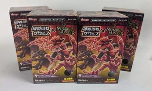 Honehone Zaurus x Monster Hunter 3" Sealed Set 1-4 Figure Builder Kabaya - Picture 1 of 4