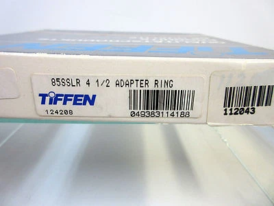  New Tiffen 85SSLR 4.5" Adapter Ring  - Image 1 of 4