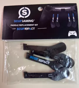 Kit de repuesto de paleta gaming SCUF, impacto, 2 interiores / 2 exteriores, negro - Imagen 1 de 4