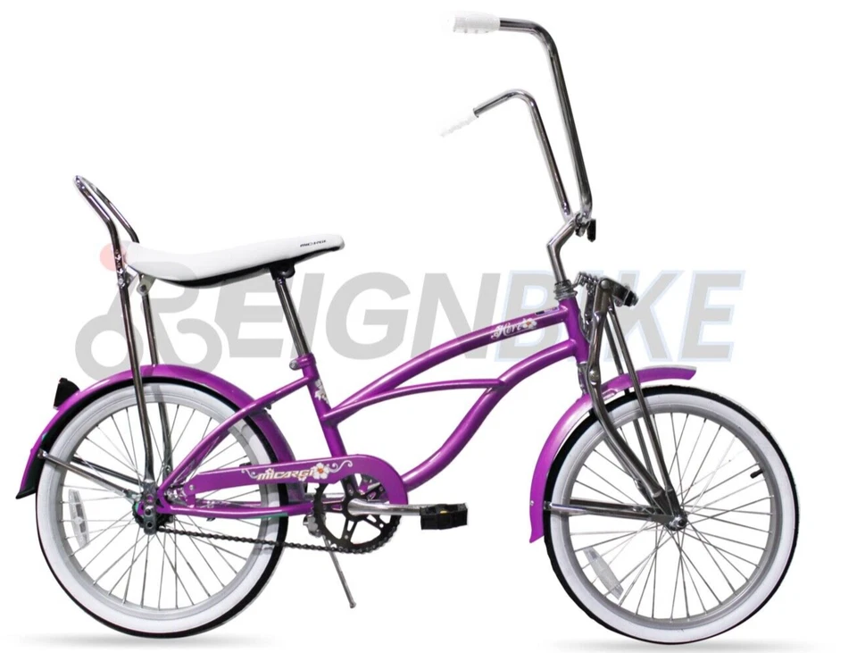 20" Hero Lowrider Bicycle Springer End Fork Rise Handlebar Classic Cruiser Gift - Image 1 of 1