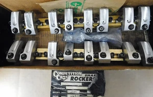Comp Cams 20011 Shaft Roller Rocker Arms, SB Chevy 1.65/1.50, 1 Set W/Hdw - Picture 1 of 6