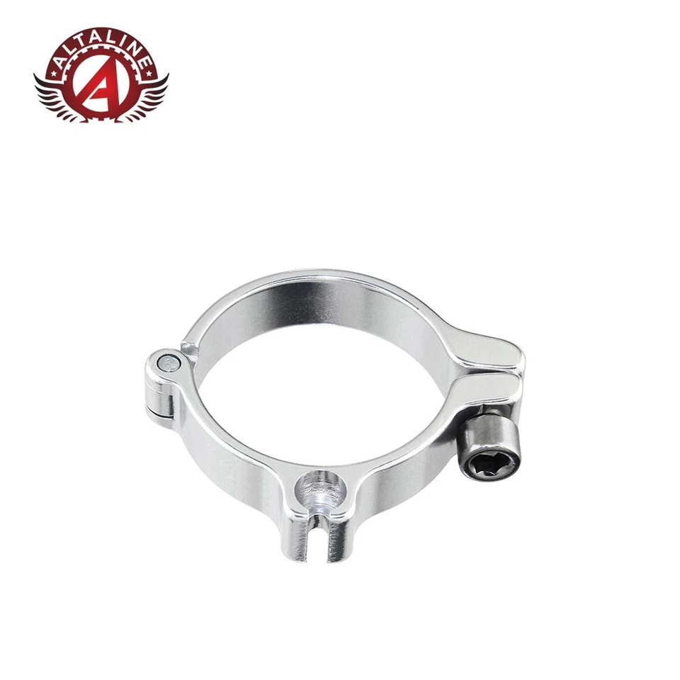 ALTALINE ALLOY CLAMP-ON SINGLE CABLE HOUSING STOP DIFFERENT COLORS & SIZES. - Image 1 of 1
