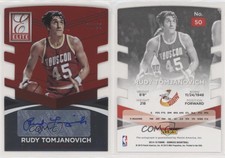 2014 Donruss Elite Status Signatures Red Die-Cuts /99 Rudy Tomjanovich Auto HOF