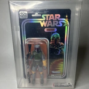 2019 SDCC Exclusive Boba Fett 40th Anniversary Black Series Graded CAS 85 - Picture 1 of 12