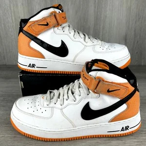Nike Air Force 1 Mid 07 White Orange Black I Got Next DV2134-100 Sz 12 Halloween - Picture 1 of 8