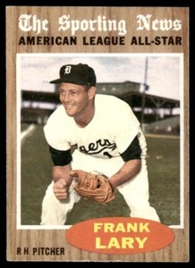 1962 Topps Frank Lary Detroit Tigers #474