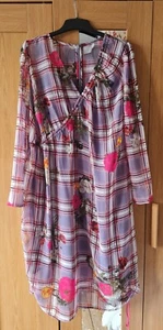 New With Tags Colorful Asos Lightweight Maternity Dress Size 14 - Picture 1 of 3
