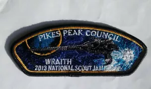 2013 Pikes Peak Council BSA National Jamboree "Wraith" Shoulder Strip - Picture 1 of 2