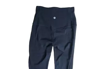 Lululemon Activewear Yogahose schwarz Legging Größe 4 Hüfttasche - Bild 1 von 4
