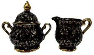 Weimar Germany Echt Kobalt Porzellan Milchkännchen Zucker Set - Bild 1 von 9
