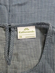 Kathmandu Blouse Top Organic Cotton And Hemp Size 14 - Picture 1 of 14