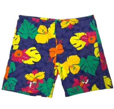 Vintage Jams Surf Line Shorts Rare 1980’s Original Floral Swim Board Shorts M - Image 1 of 4