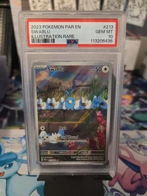 Pokémon TCG Swablu Paradox Rift 213/182 Holo Illustration Rare PSA 10 - Image 1 of 2