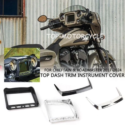For Indian Chieftain Dark Horse Top Dash Accent Instrument Frame Cover Accessory — 第 1/4 张图片