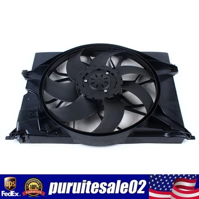 Radiator Cooling Fan Assembly For Mercedes Benz S550 Base Sedan 2007 2008-2013 Foto 1 de 4