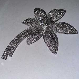 Broche prendedor flor estrás costa fiesta de Navidad fiesta playa - Imagen 1 de 12