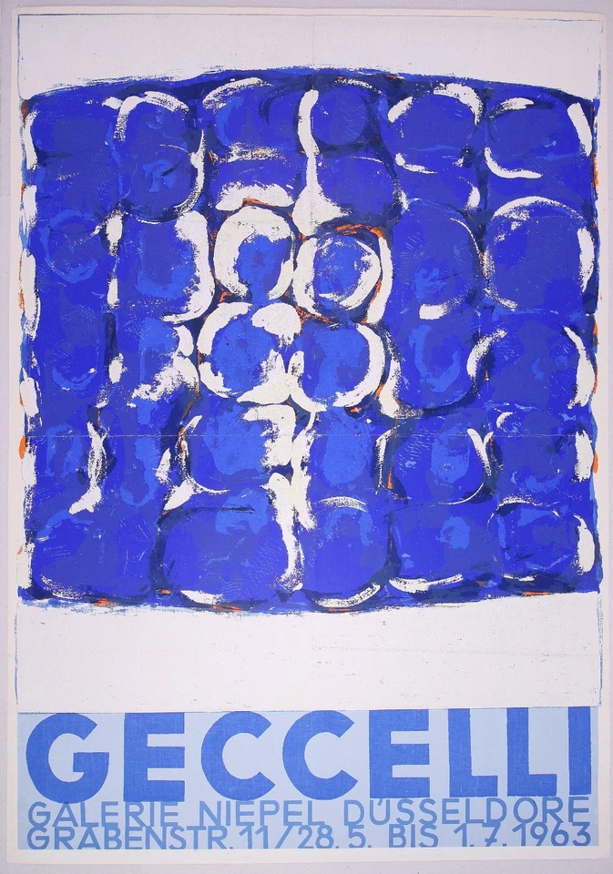 GECCELLI, Johannes - Ausstellungsplakat Galerie NIEPEL Düsseldorf 1963 - Bild 1 von 1