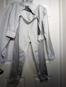 Damen Grau Multi-Textur Cropped Pullover Legging 2 Stück Yoga Set Größe XL - Bild 1 von 7