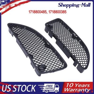 2 件前罩格栅盖适用于梅赛德斯 R171 SLK280 SLK300 SLK350 2005 - 2011 全新 — 第 1/4 张图片