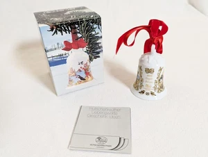 🎄 Hutschenreuther Weihnachtsglöckchen 1989 🛎 „Vogelfelsen“ OVP - Bild 1 von 8