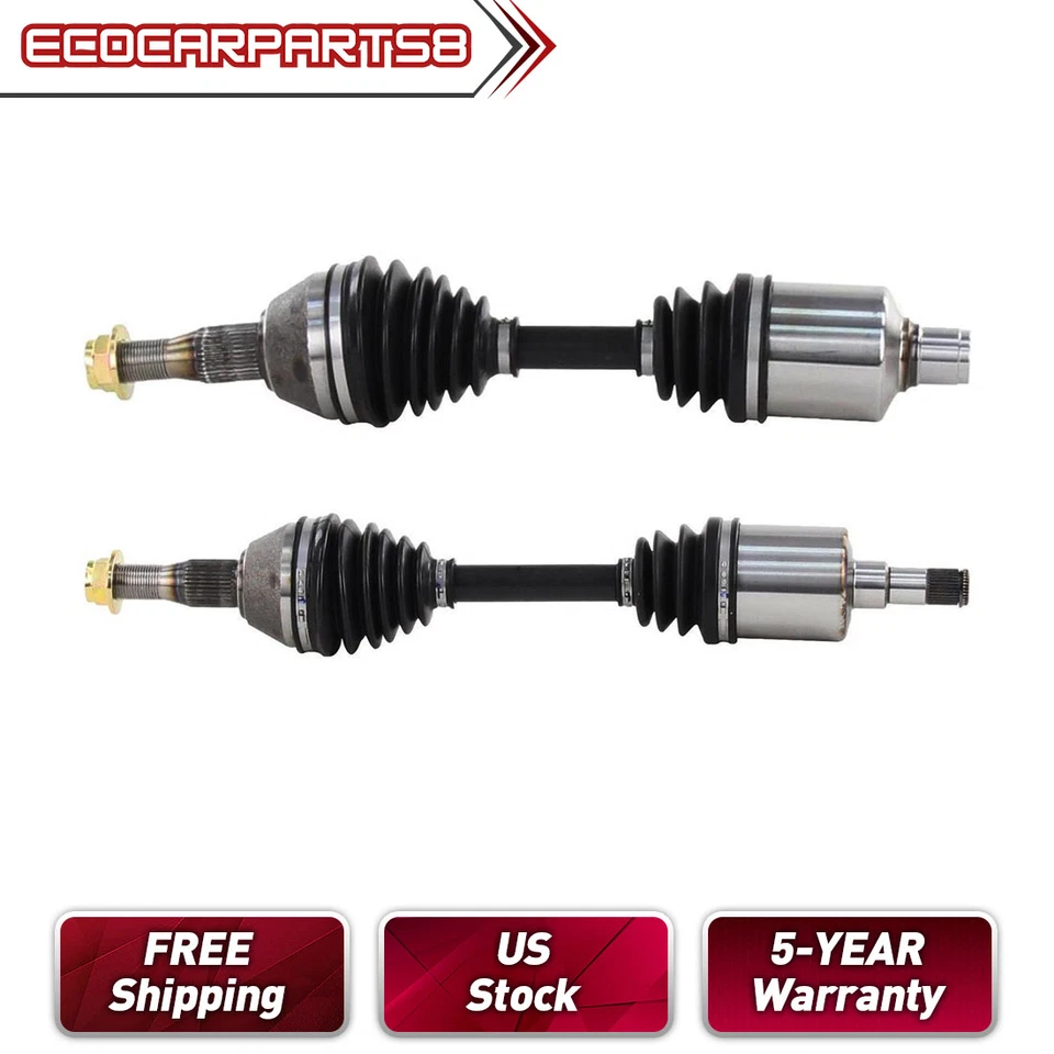 Ejes de eje CV delanteros izquierdo+derecho para Pontiac Trans Sport 1992 Foto 1 de 2