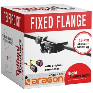 Fixed Flanged Towbar Ford Transit 06/2016-05/2024 + 13PIN Dedicated Wiring Kit - Picture 1 of 4