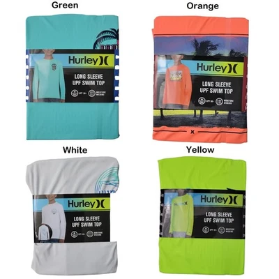 Hurley Boys Long Sleeve Moisture Wicking UV T-Shirt - Image 1 of 3