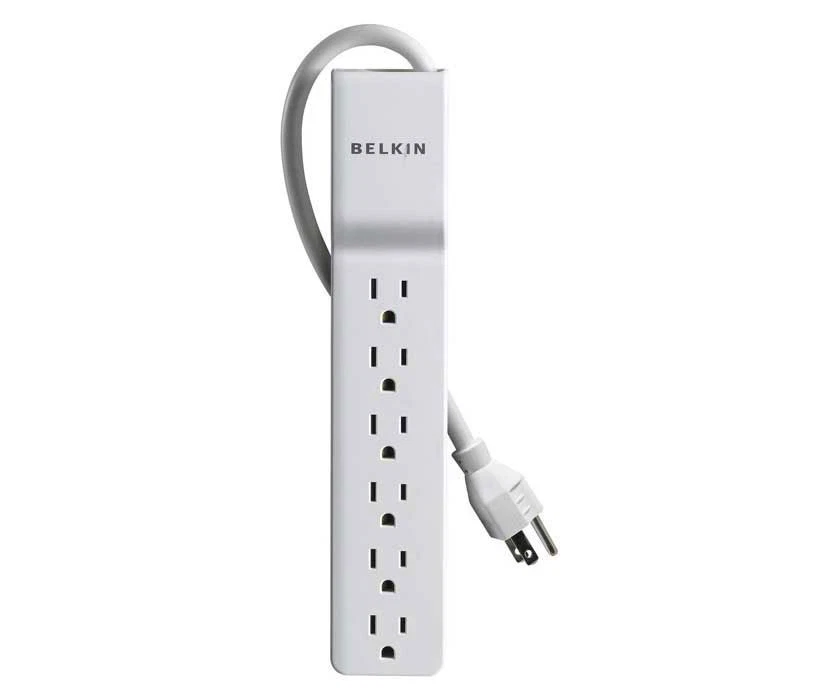 BELKIN Home/Office 6-Outlets Surge Suppressor - Receptacles: 6 - 555J - Image 1 of 1