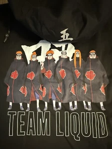 Team Liquid x Naruto Shippuden Akatsuki SIX PATHS of PAIN Tech Hoodie RARE - Picture 1 of 8