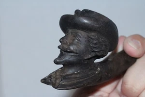 Französischer Muskateer Ebenholz Holzpfeife - Bild 1 von 5