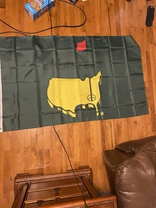 The Masters Verde 3x5 Bandera Hombre Cueva Bandera Bandera Augusta Club de Golf 3 x 5 Nuevo PGA - Imagen 1 de 1