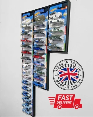 Modular Hot Wheels Matchbox Diecast 1:64 CARD Display Wall Shelf Toy Storage - Image 1 of 4