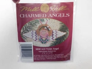 "Violet Angel" (CAH7780) Cross Stitch Kit - Picture 1 of 2