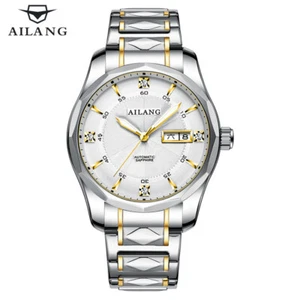 AILANG Reloj Hombre Impermeable Automático Mecánico Relojes de Pulsera Calendario Semana - Imagen 1 de 26