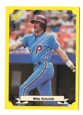 1987 Classic Yellow Update w/ Yellow Back PHILADELPHIA PHILLIES Team Set